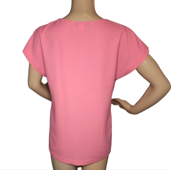 Diane Von furstenberg pink blouse - Picture 6 of 9